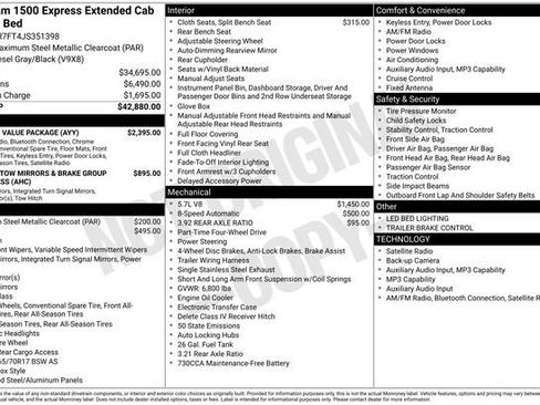 Used 2018 RAM 1500 Express w/ Express Value Package AWD/4WD image 32