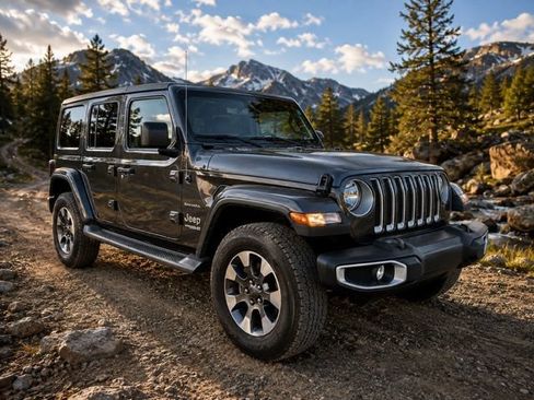 Used 2022 Jeep Wrangler Unlimited Sahara AWD/4WD image 1