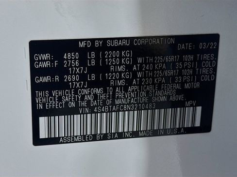 Used 2022 Subaru Outback Premium image 41