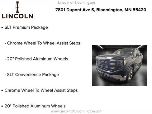 Used 2025 GMC Sierra 1500 SLT w/ SLT Premium Package AWD/4WD image 9