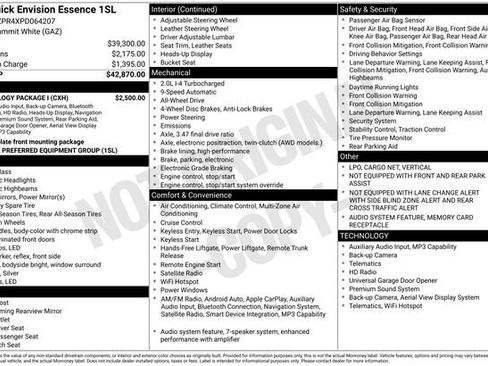 Used 2023 Buick Envision Essence w/ Technology Package I AWD/4WD image 22