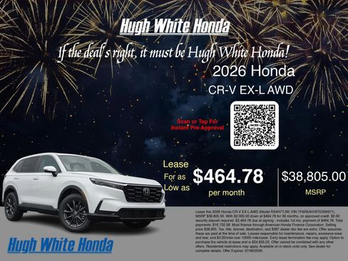New 2026 Honda CR-V EX-L image 3
