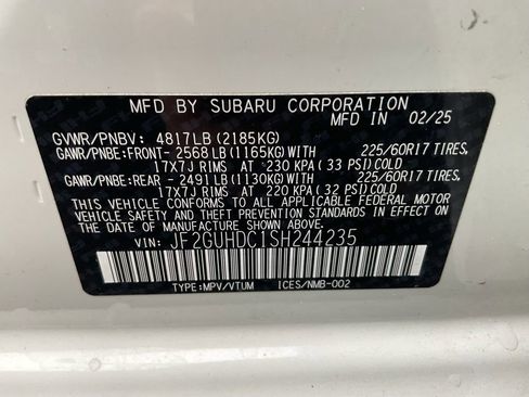Used 2025 Subaru Crosstrek 2.0i Premium AWD/4WD image 45