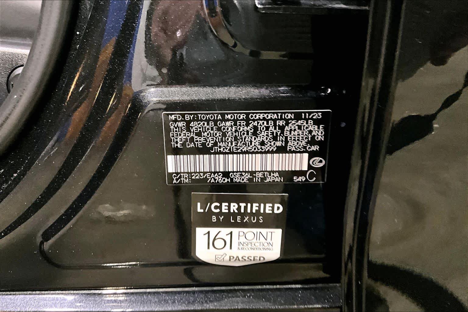 Certified 2024 Lexus IS 350 F Sport w/ Memory Package AWD/4WD image 36
