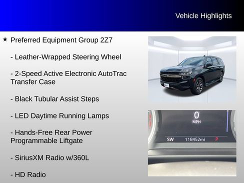 Used 2021 Chevrolet Tahoe Z71 w/ Z71 Off-Road Package AWD/4WD image 16