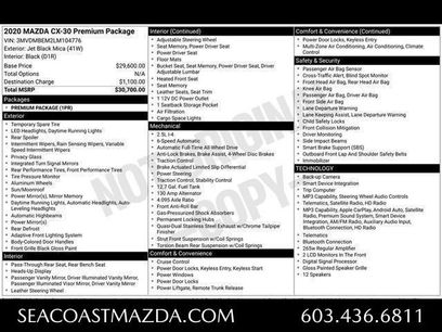 Used 2020 MAZDA CX-30 AWD w/ Premium Package