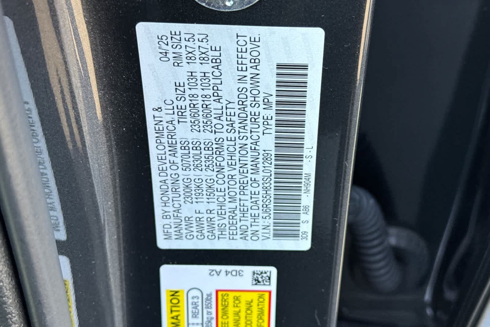 Used 2025 Honda CR-V Sport-L image 27