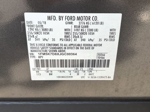 Used 2018 Ford Explorer XLT w/ Equipment Group 202A FWD image 20