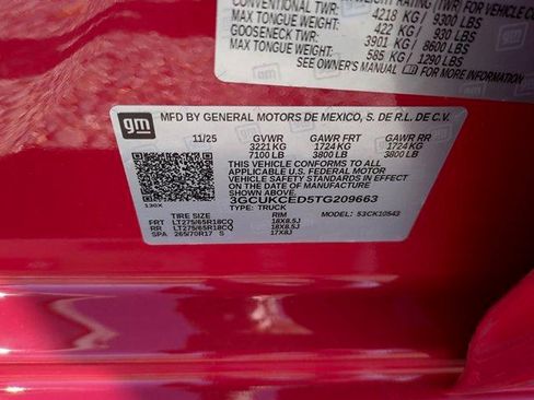 New 2026 Chevrolet Silverado 1500 Custom Trail Boss w/ LPO, Dark Essentials Package AWD/4WD image 32