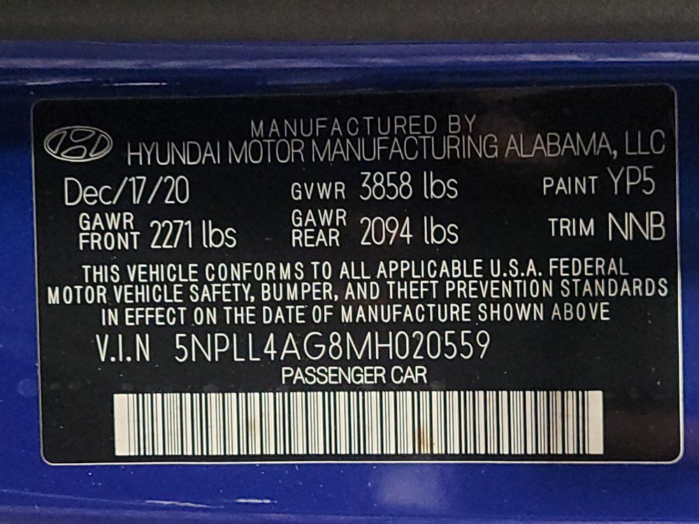 Used 2021 Hyundai Elantra SE w/ Cargo Package FWD image 33