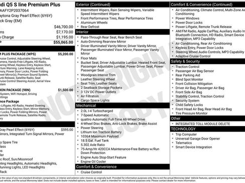 Certified 2023 Audi Q5 2.0T Premium Plus w/ Premium Plus Package AWD/4WD image 3