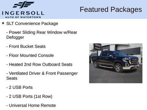 Used 2019 GMC Sierra 1500 SLT w/ SLT Convenience Package AWD/4WD image 10