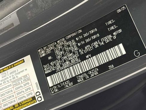 Certified 2025 Toyota 4Runner TRD Off-Road Premium AWD/4WD image 11