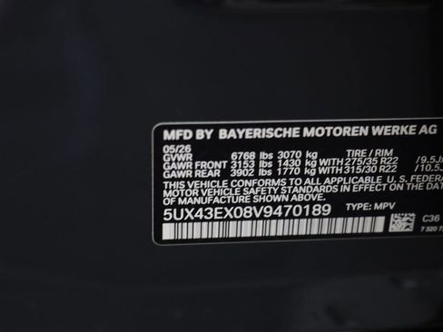 New 2027 BMW X6 M60i AWD/4WD image 26