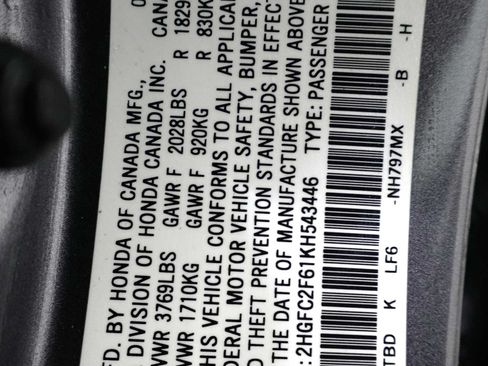 Used 2019 Honda Civic LX image 27
