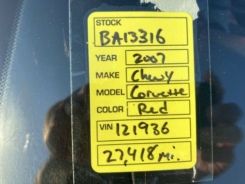 Used 2007 Chevrolet Corvette Z06 w/ Preferred Equipment Group RWD image 11