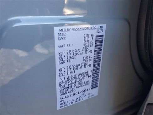 Certified 2024 Nissan Murano SV w/ SV Midnight Edition Package image 25