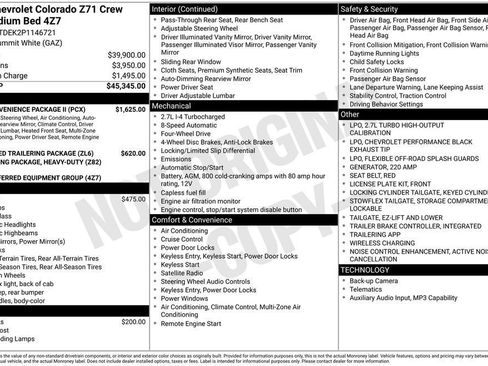 Used 2023 Chevrolet Colorado Z71 w/ Z71 Convenience Package 2 AWD/4WD image 28