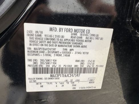 Used 2018 Ford EcoSport SE w/ SE Convenience Package FWD image 28