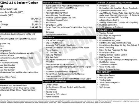 Used 2024 MAZDA MAZDA3 s image 32