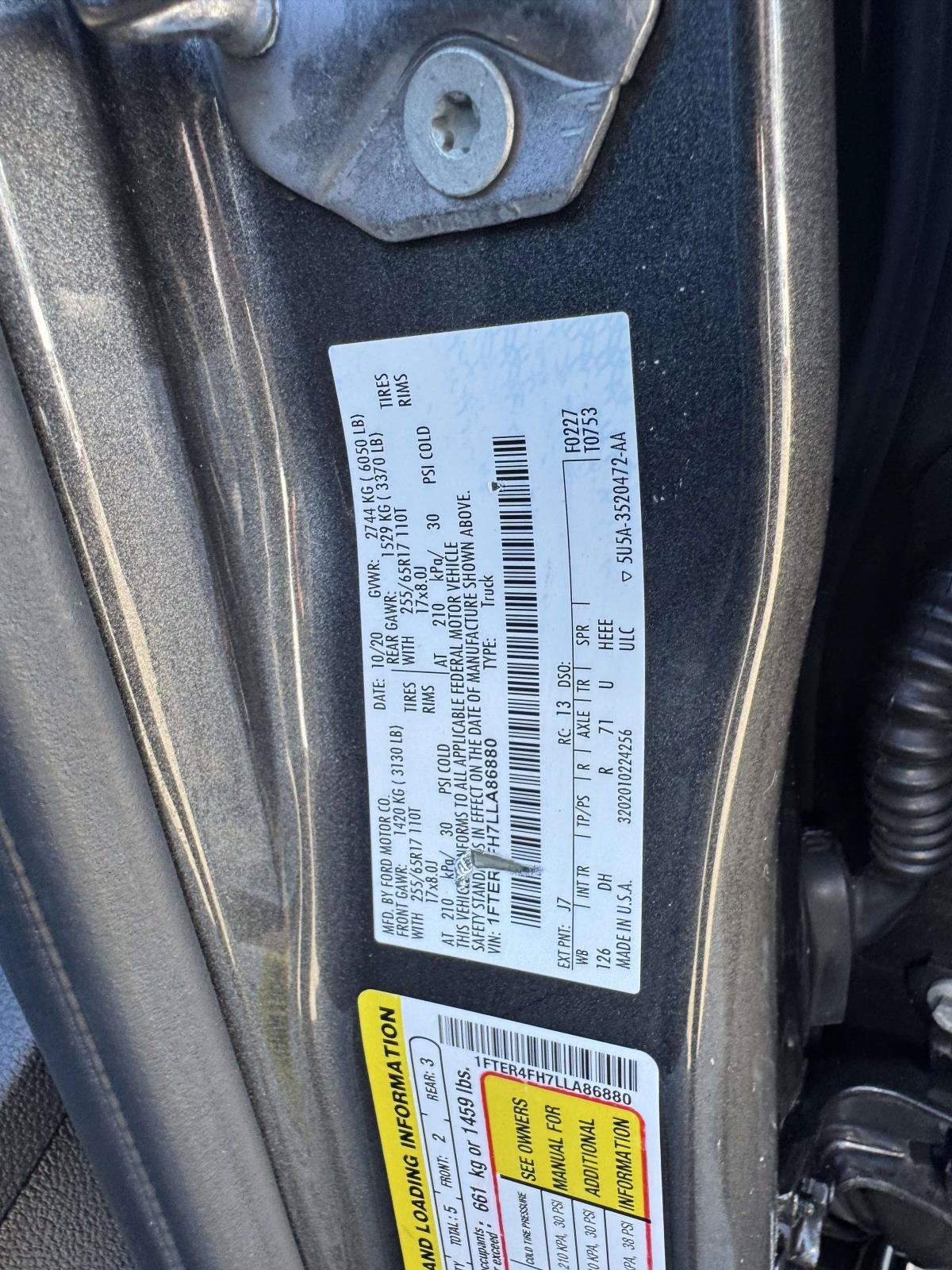 Used 2020 Ford Ranger Lariat w/ Equipment Group 501A Mid AWD/4WD image 34