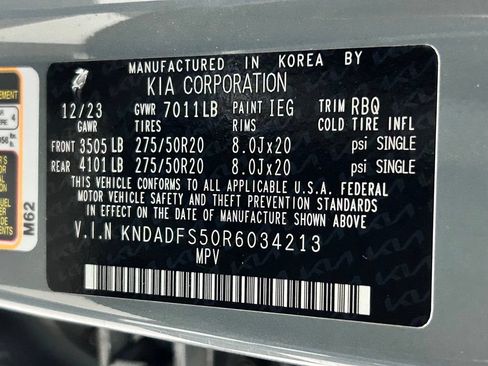 Used 2024 Kia EV9 Land AWD/4WD image 28