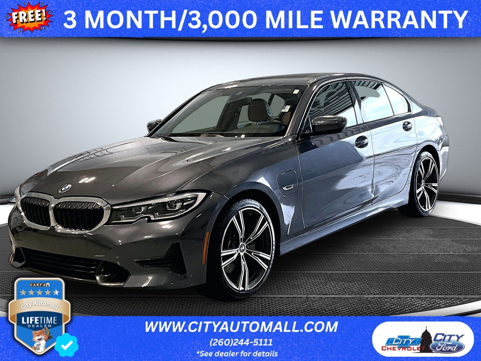 Used 2022 BMW 330e w/ Driving Assistance Package RWD image 1