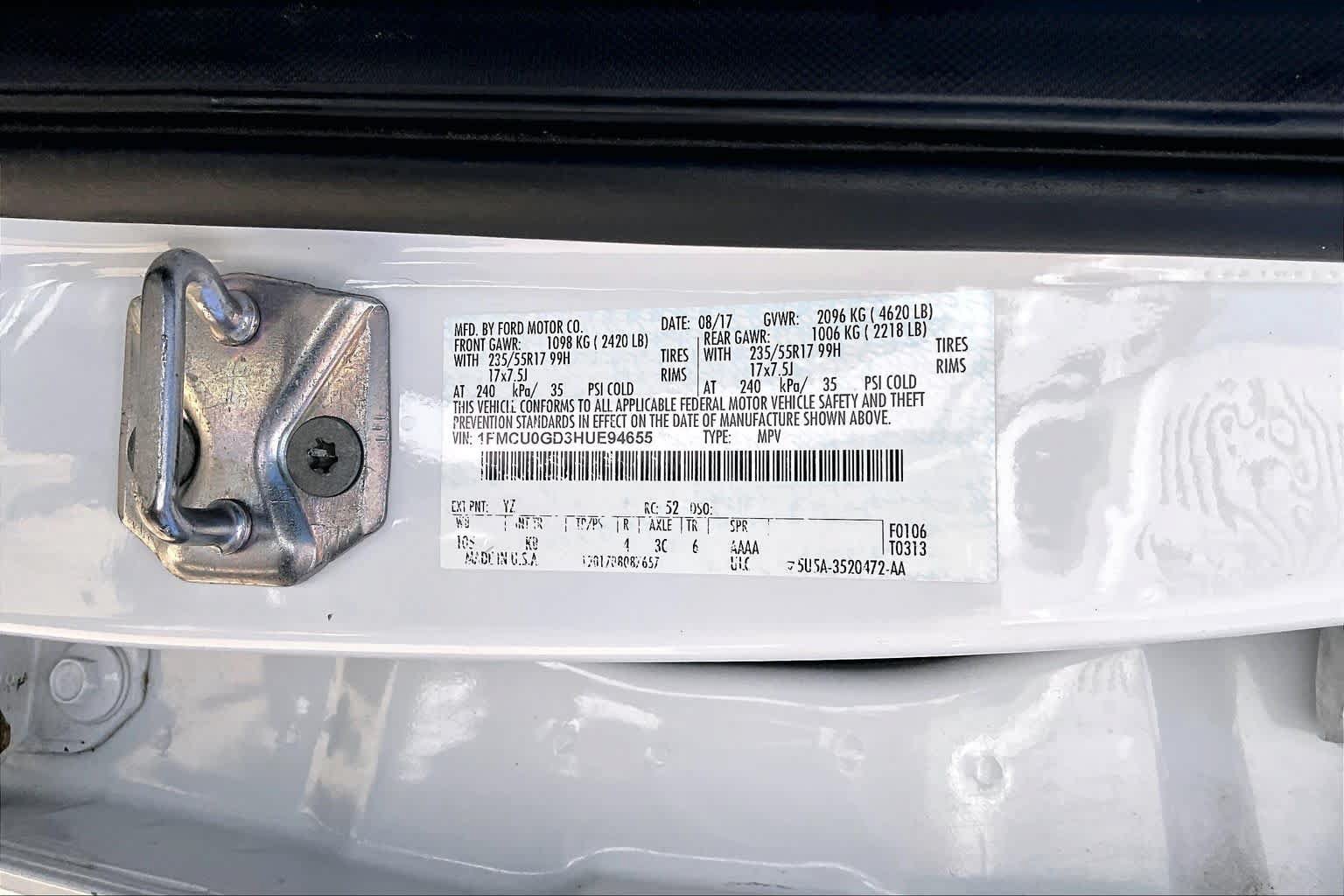 Used 2017 Ford Escape SE FWD image 34