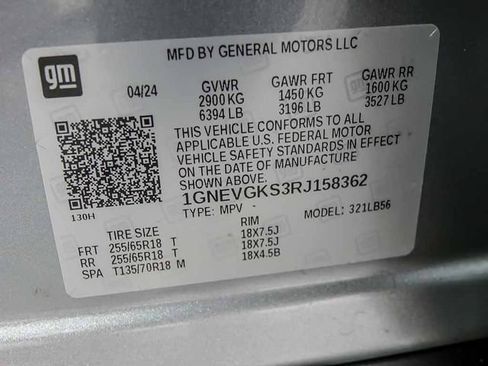 Certified 2024 Chevrolet Traverse LT AWD/4WD image 35