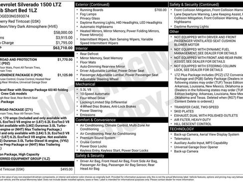 Used 2022 Chevrolet Silverado 1500 LTZ AWD/4WD image 12