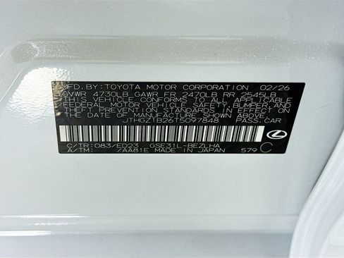 Used 2026 Lexus IS 350 F Sport w/ Handling Package RWD image 32