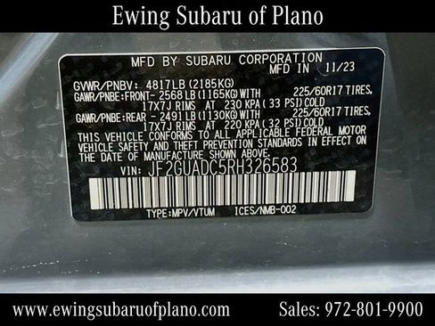 Used 2024 Subaru Crosstrek 2.0i Premium AWD/4WD image 33