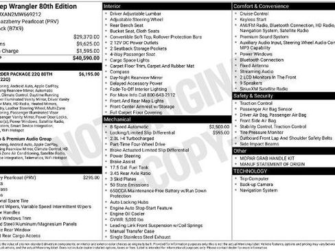 Used 2021 Jeep Wrangler Sport image 8