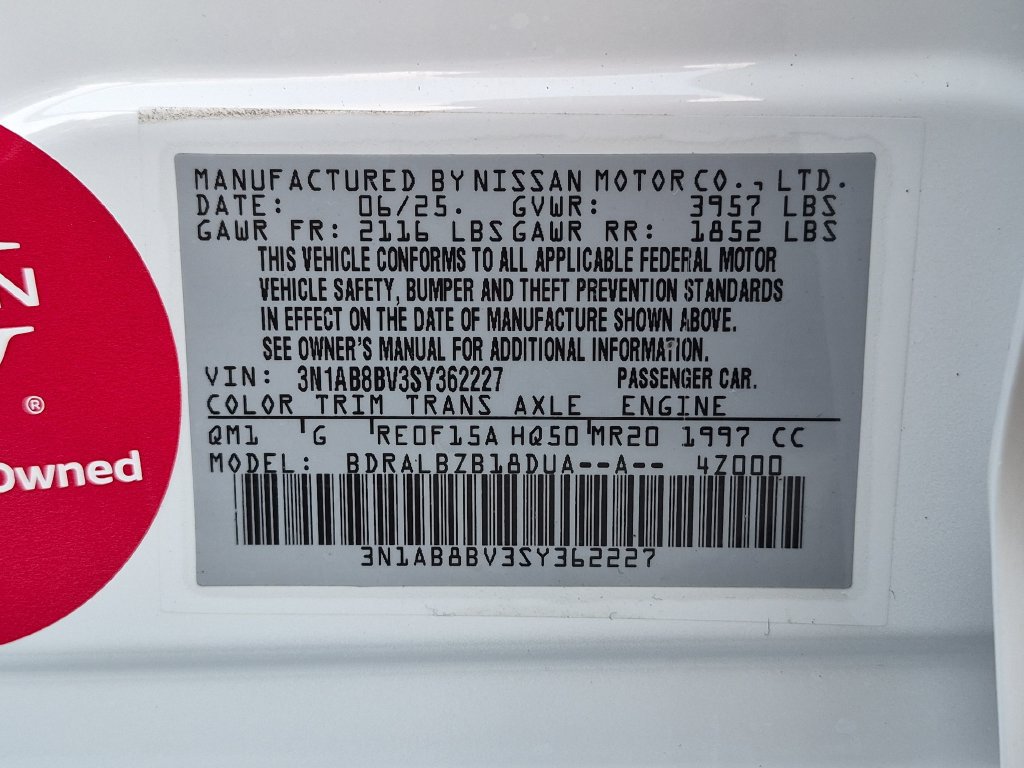Used 2025 Nissan Sentra S FWD image 27