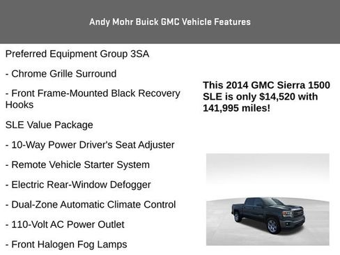 Used 2014 GMC Sierra 1500 SLE w/ SLE Value Package image 16