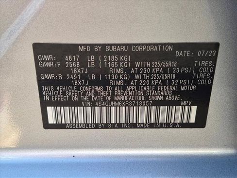 Certified 2024 Subaru Crosstrek 2.5i Limited AWD/4WD image 23