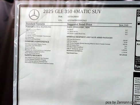 New 2025 Mercedes-Benz GLE 350 GLE 350 image 29