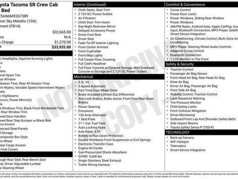 Used 2021 Toyota Tacoma SR image 7