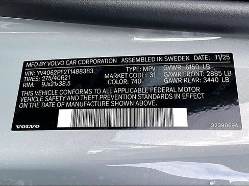 New 2026 Volvo XC90 B6 Ultra w/ Protection Package Premier AWD/4WD image 29