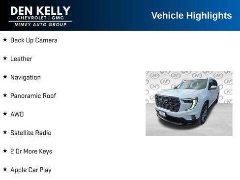 Certified 2026 GMC Acadia Denali Ultimate AWD/4WD image 5