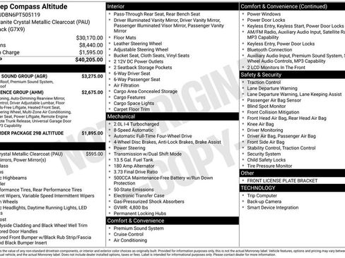 Certified 2023 Jeep Compass Altitude w/ Sun and Sound Group image 23