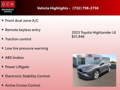 Used 2023 Toyota Highlander LE image 4