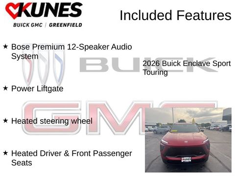 New 2026 Buick Enclave Sport Touring w/ LPO, Floor Liner Package image 3