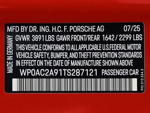 Certified 2026 Porsche 911 GT3 image 34