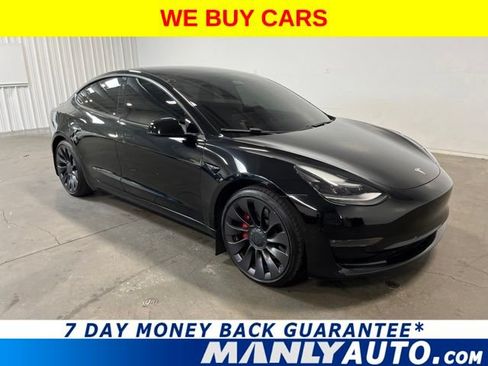 Used 2021 Tesla Model 3 Performance AWD/4WD image 1