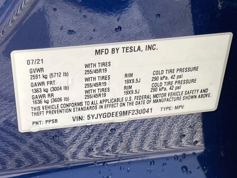 Used 2021 Tesla Model Y Long Range AWD/4WD image 14