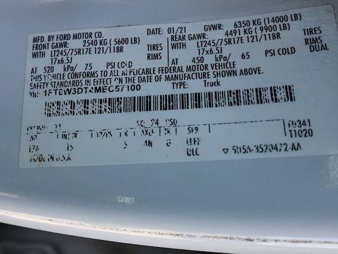 Used 2021 Ford F350 XL w/ STX Appearance Package AWD/4WD image 38