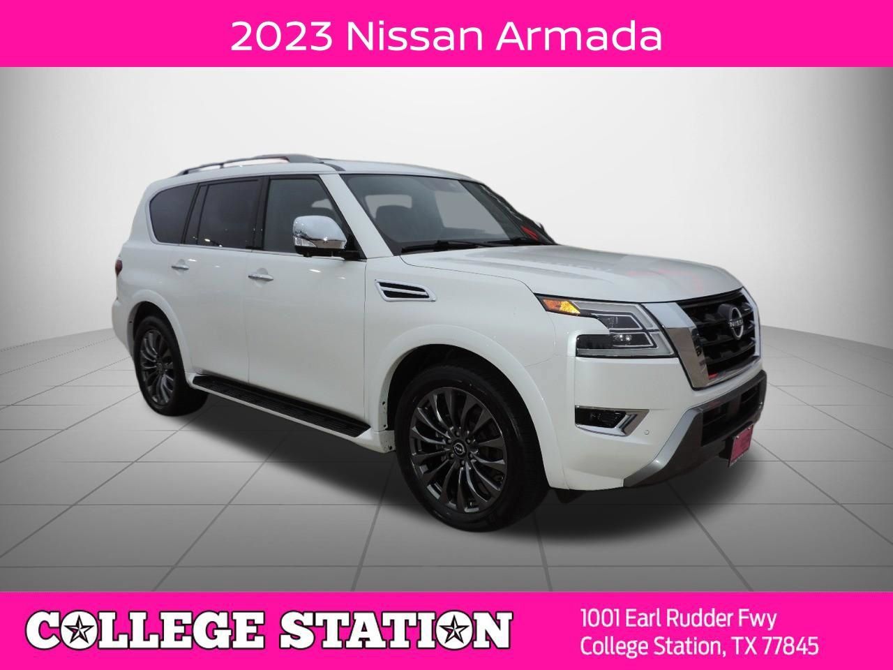 Used 2023 Nissan Armada Platinum w/ Captain's Chairs Package RWD image 1