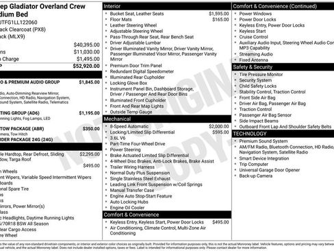 Used 2020 Jeep Gladiator Overland AWD/4WD image 7