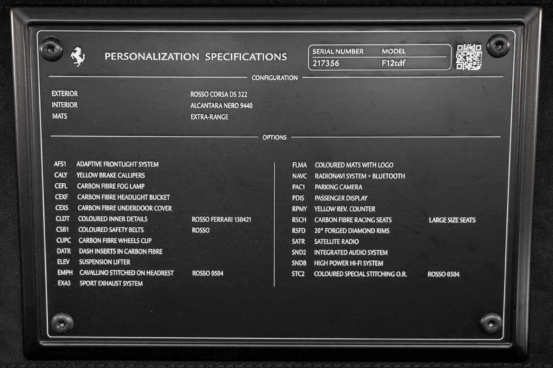 Certified 2016 Ferrari F12tdf RWD image 22